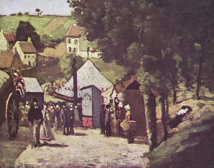 Paul Cezanne Eremitage, Pontoise France oil painting art